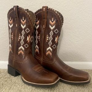 Ariat square toe boots